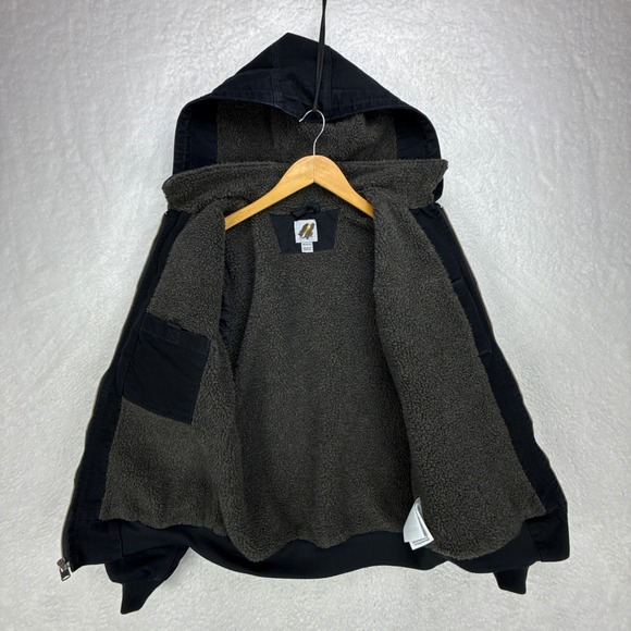 Carhartt Wildwood Jacket Sherpa Lined Womens Medium 100815 001 Black - Picture 3 of 15